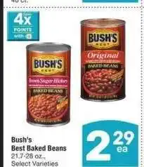 Albertsons Bush's Best Baked Beans - 21.7-28 oz., Select Varieties offer