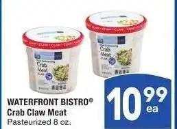 Albertsons Waterfront BISTRO Crab Claw Meat - Pasteurized 8 oz offer