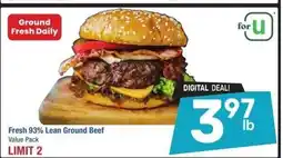 Albertsons Fresh 93% Lean Ground Beef - Value Pack offer