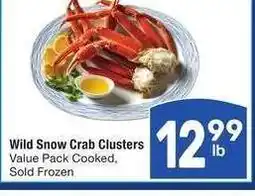 Albertsons Wild Snow Crab Clusters - Value Pack Cooked, Sold Frozen offer