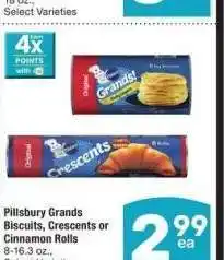Albertsons Pillsbury Grands Biscuits, Crescents or Cinnamon Rolls - 8-16.3 oz., Select Varieties offer