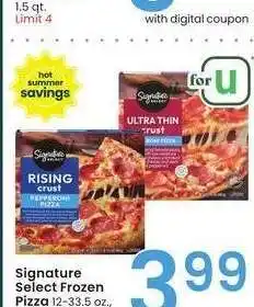 Albertsons Signature Select Frozen Pizza - 12-33.5 oz., select varieties offer