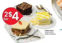 Albertsons Cake Slice - single serve, select varieties offer
