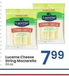 Albertsons Lucerne Cheese String Mozzarella - 24 oz offer