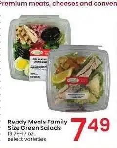 Albertsons Ready Meals Family Size Green Salads - 13.75-17 oz., select varieties offer