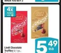 Albertsons Lindt chocolate truffles - 5.1 oz., Select Varieties offer