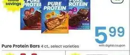 Albertsons Pure Protein Bars* - 4 ct., select varieties offer