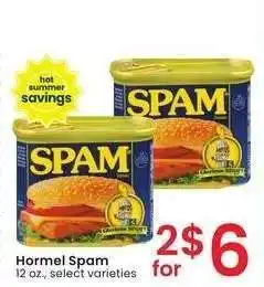 Albertsons Hormel Spam - 12 oz., select varieties offer