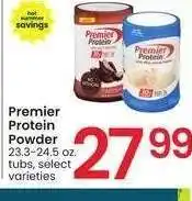 Albertsons Premier Protein Powder - 23.3-24.5 oz. tubs, select varieties offer