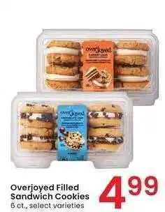 Albertsons Overjoyed Filled Sandwich Cookies - 6 ct., select varieties offer