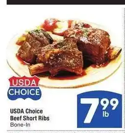 Albertsons USDA Choice Beef Short Ribs - Bone-In offer
