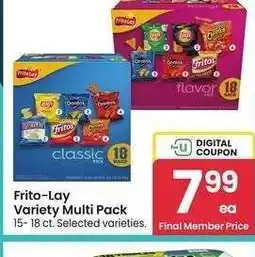Albertsons Frito-Lay Variety Multi-Pack - 15-18 ct. Selected varieties offer