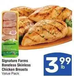 Albertsons Signature Farms Boneless Skinless Chicken Breasts - Value Pack offer