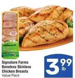 Albertsons Signature Farms Boneless Skinless Chicken Breasts - Value Pack offer