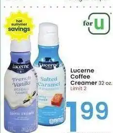 Albertsons Lucerne Coffee Creamer - 32 oz offer