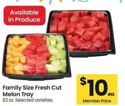 Albertsons Family Size Fresh Cut Melon Tray - 83 oz. Selected varieties offer