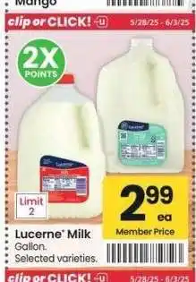 Albertsons Lucerne Milk - Gallon. Selected varieties offer