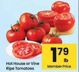 Albertsons Hot House or Vine Ripe Tomatoes offer