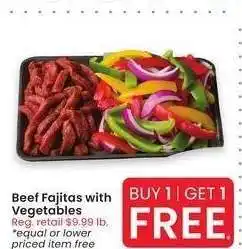 Albertsons Beef Fajitas with Vegetables offer