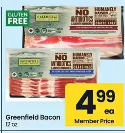 Albertsons Greenfield Bacon offer