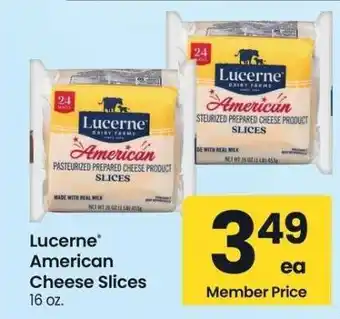 Albertsons Lucerne American Cheese Slices - 16 oz offer
