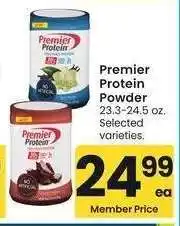 Albertsons Premier Protein Powder - 23.3-24.5 oz. Selected varieties offer