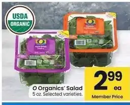 Albertsons O Organics Salad - 5 oz. Selected varieties offer