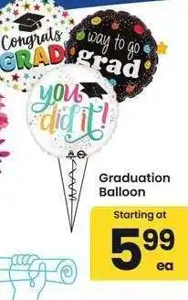 Albertsons Graduation Balloon offer