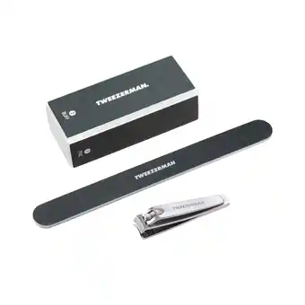 Walmart Tweezerman Black Manicure Kit - Nail File, Clipper and Buffer offer
