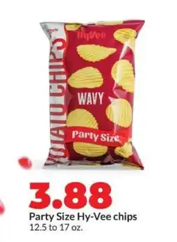Hy-Vee Party Size Hy-Vee chips offer