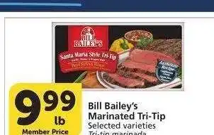 Albertsons Bill Bailey's Marinated Tri-Tip - Selected varieties offer