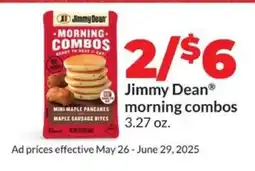 Hy-Vee Jimmy Dean Morning Combos offer