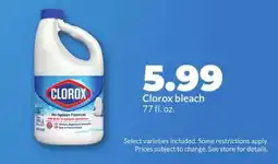Hy-Vee Clorox Bleach offer