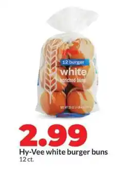 Hy-Vee Hy-Vee white burger buns offer