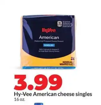 Hy-Vee Hy-Vee American cheese singles offer