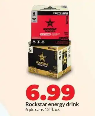 Hy-Vee Rockstar Energy Drink offer