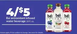 Hy-Vee Bai antioxidant infused water beverage offer