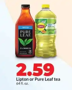 Hy-Vee Lipton or Pure Leaf tea offer