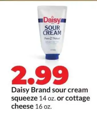Hy-Vee Daisy Brand sour cream or cottage cheese offer