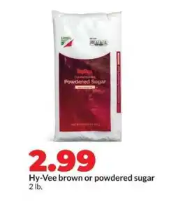 Hy-Vee Hy-Vee brown or powdered sugar offer
