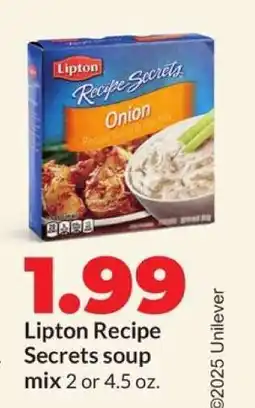 Hy-Vee Lipton Recipe Secrets Soup Mix offer