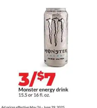 Hy-Vee Monster Energy Drink offer