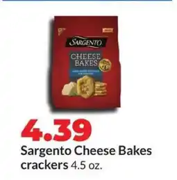 Hy-Vee Sargento Cheese Bakes crackers offer