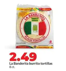 Hy-Vee La Banderita Burrito Tortillas offer