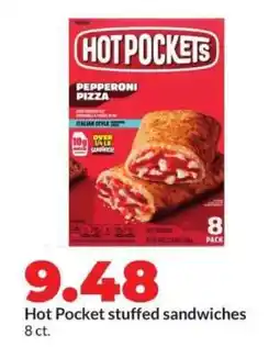 Hy-Vee Hot Pocket stuffed sandwiches offer