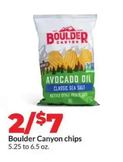 Hy-Vee Boulder Canyon Chips offer