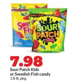 Hy-Vee Sour Patch Kids or Swedish Fish Candy offer