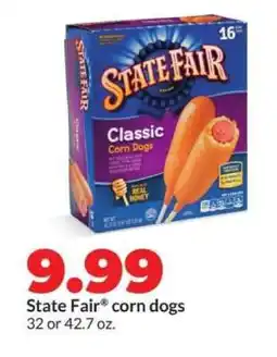Hy-Vee State Fair Corn Dogs offer