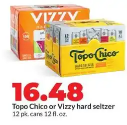 Hy-Vee Topo Chico or Vizzy hard seltzer offer