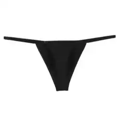 Walmart YOTMKGDO Mens Underwear, Thong Mens Underpants Open Waist Back Underwear Low Briefs, 1 Piece Black L offer